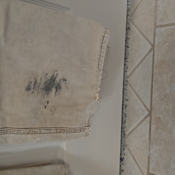 Key brand distressed overalls. Vintage, 100% cotton. W36 x L34. - Picture 8 of 10